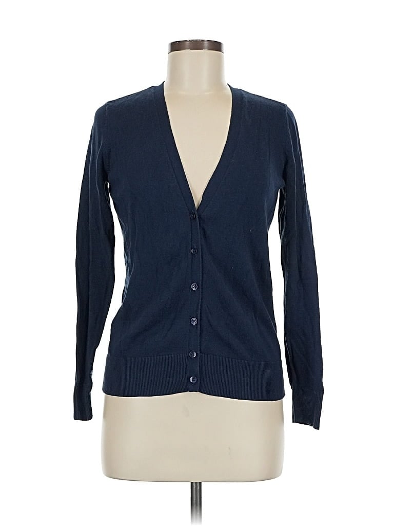 Pre-owned Amazon Essentials Cardigan Sweater In Blue