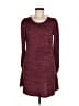 Unbranded 100% Polyester Burgundy Casual Dress Size M - photo 1