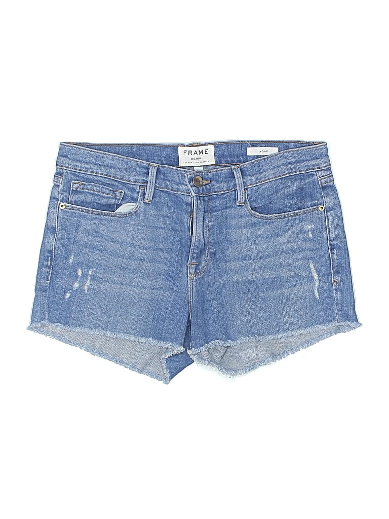 Pre-owned Frame Denim Shorts In Blue