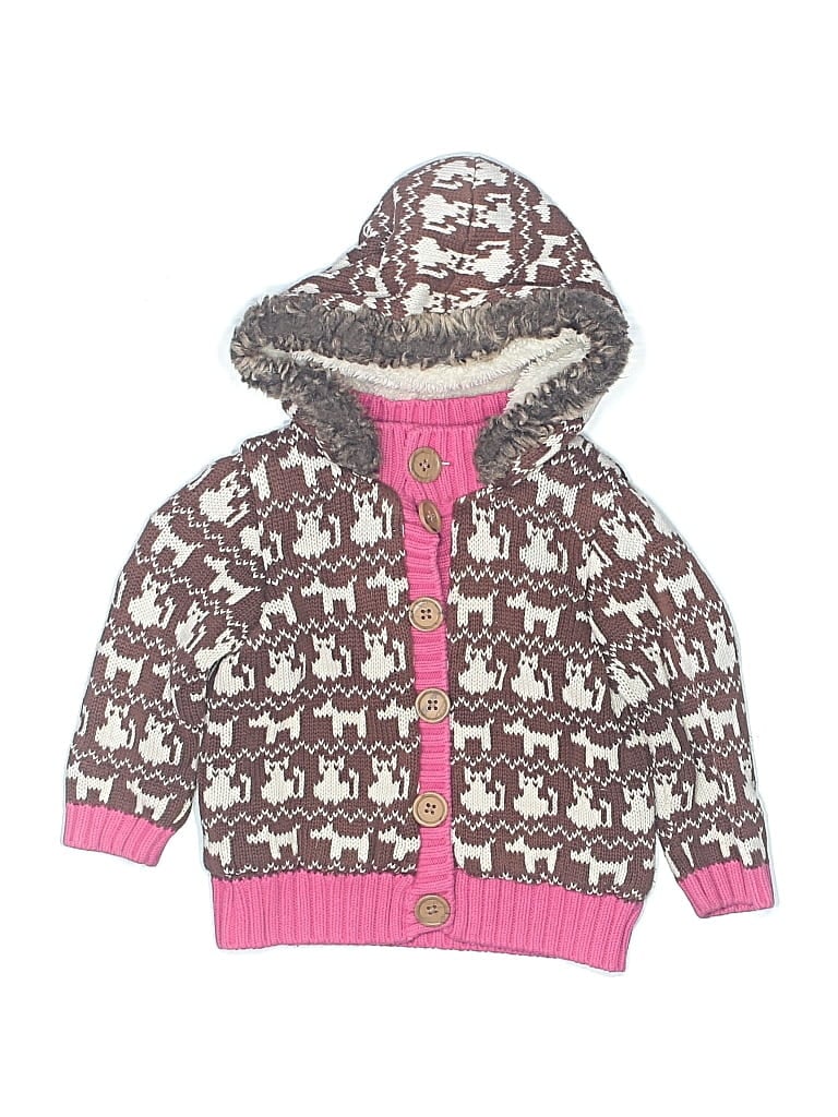 Pre-owned Hanna Andersson Kids' Cardigan Sweater In Pink