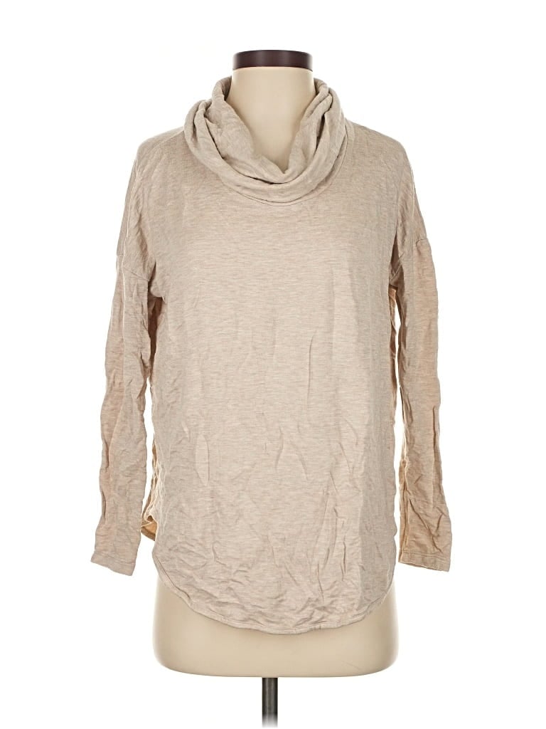 Pre-owned Lou & Grey Turtleneck Sweater In Brown