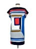 Tibi Graphic Blue Casual Dress Size S - photo 2