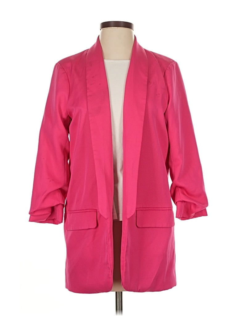 Pre-owned Assorted Brands Blazer Jacket In Pink