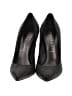 Casadei Metallic Gray Black Heels Size 7 1/2 - photo 2