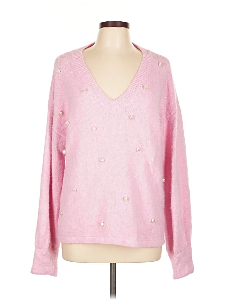 Pre-owned Unbranded Pullover Sweater In Pink