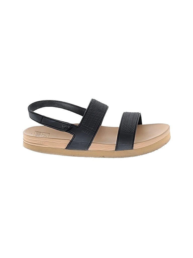 Pre-owned Reef Sandals In Black