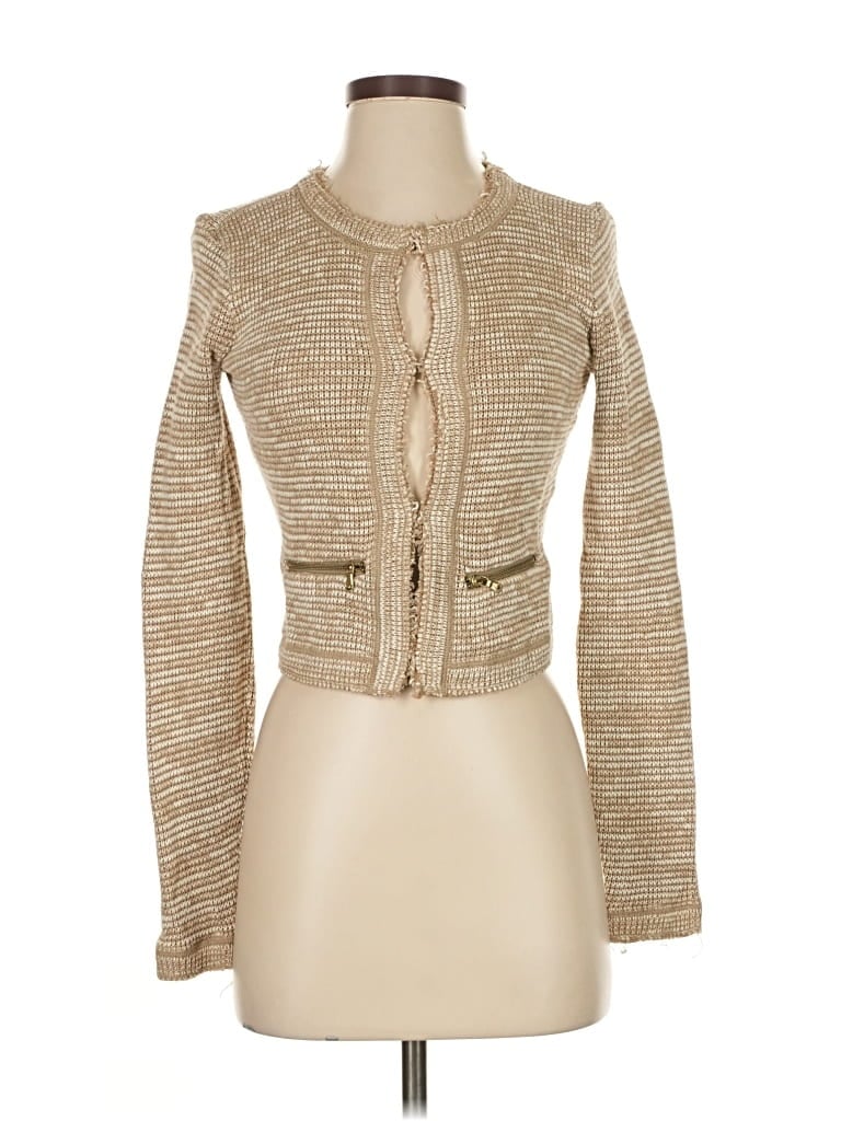 Pre-owned Style & Co Cardigan Sweater In Brown