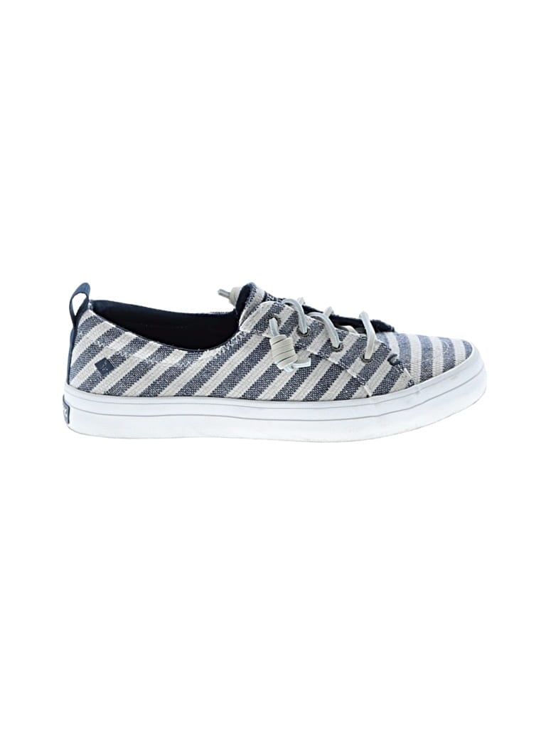 Pre-owned Sperry Top-sider® Sneakers Blue Stripes Pattern Shoes