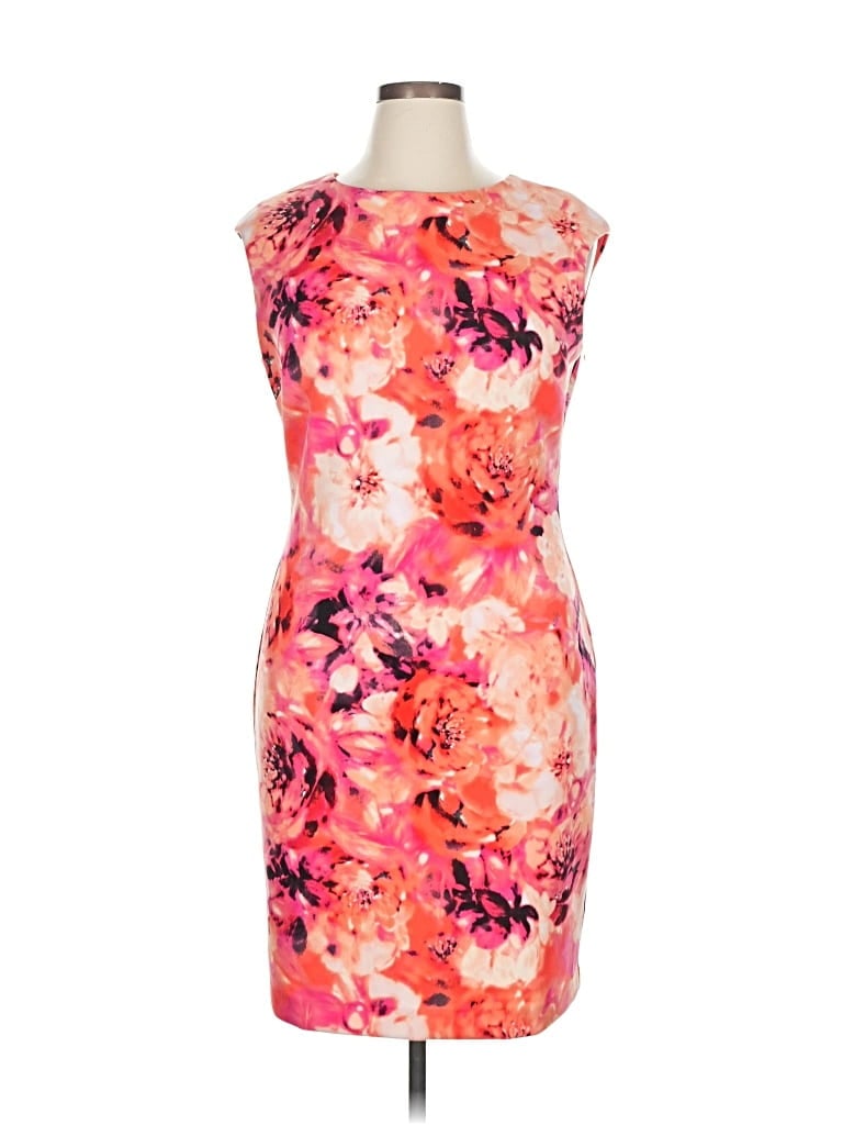 Pre-owned Chaps Cocktail Dress In Pink