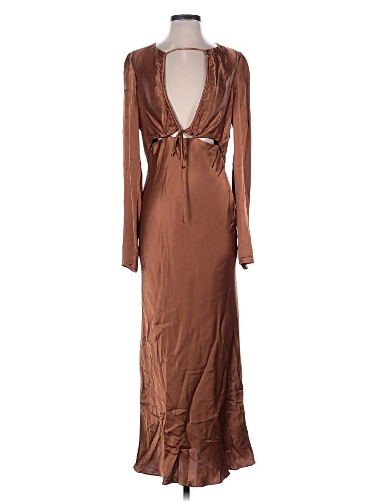 Click to view more detailed imagery on our partner's website Pre-owned Shona Joy Casual Dress In Brown