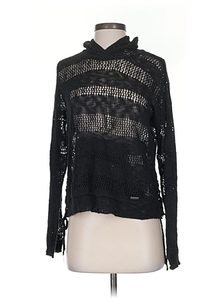 Pre-owned Billabong Pullover Sweater In Black