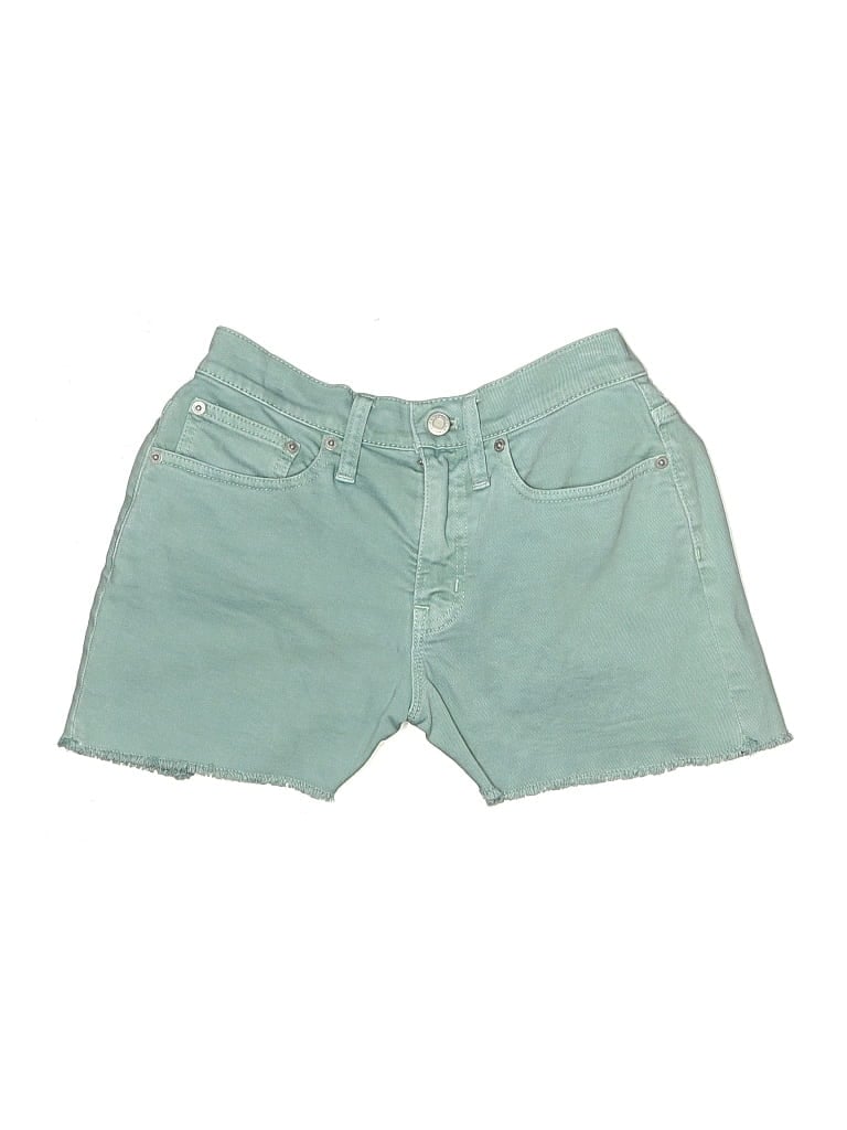 Pre-owned J.crew Mercantile Denim Shorts In Green