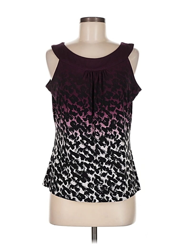 CALVIN KLEIN Pre-owned Sleeveless Top Purple Halter Neckline Tops