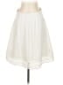 J.Crew 100% Polyester Solid White Ivory Casual Skirt Size 2 - photo 1