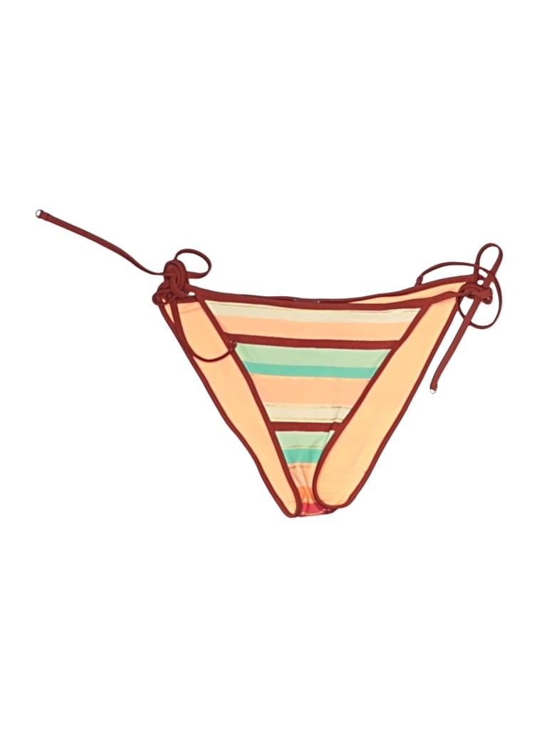 Pre-owned Aerie Swimsuit Bottoms In Brown