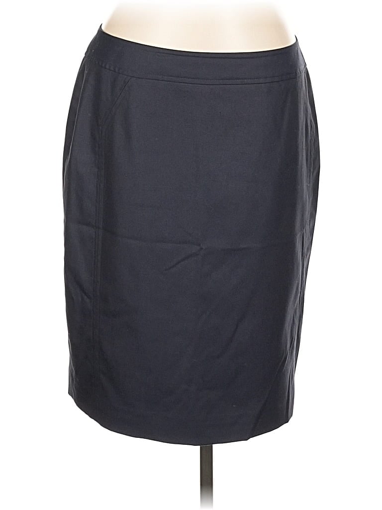 Pre-owned Jones New York Collection Formal Skirt In Gray