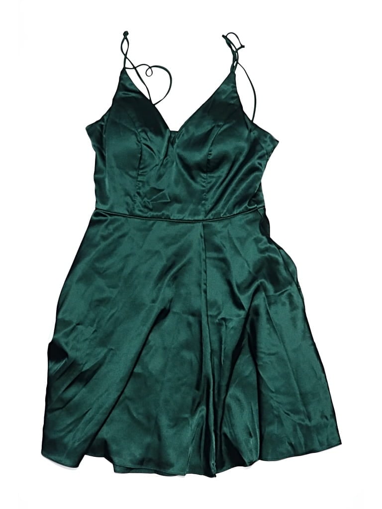 Pre-owned Sequin Hearts Kids' Dress In Green