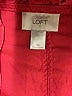 Ann Taylor LOFT Outlet 100% Cotton Red Jacket Size XS - photo 6