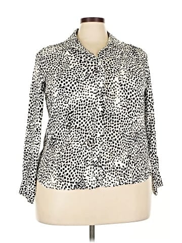 Foxcroft 3/4 Sleeve Blouse (view 1)