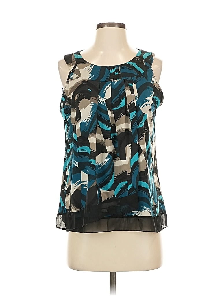 Pre-owned Keren Hart Sleeveless Blouse In Black