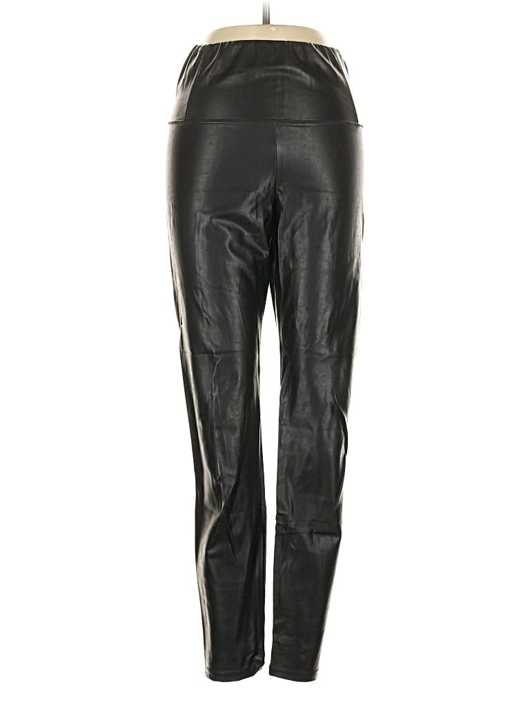 Pre-owned Wilfred Free Faux Leather Pants In Black