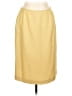 Kasper A.S.L. 100% Polyester Solid Yellow Formal Skirt Size 11 - photo 1