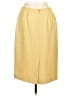 Kasper A.S.L. 100% Polyester Solid Yellow Formal Skirt Size 11 - photo 2