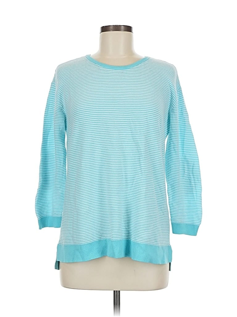 Pre-owned T By Talbots Pullover Sweater In Blue