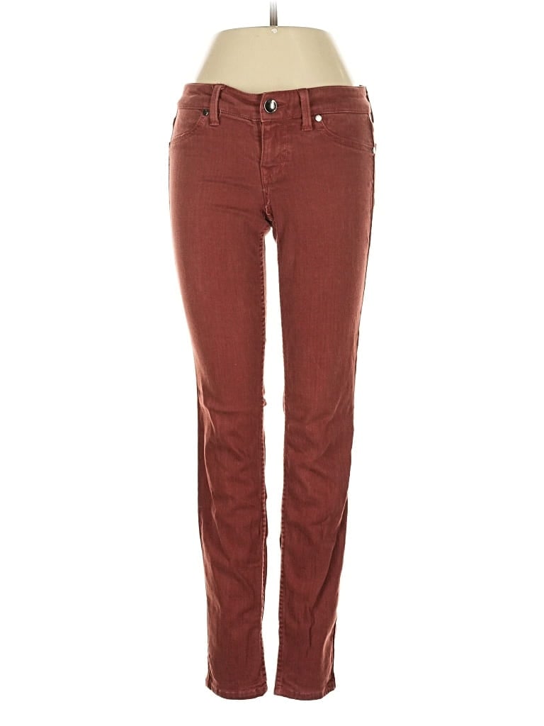 Pre-owned Level 99 Jeans In Burgundy