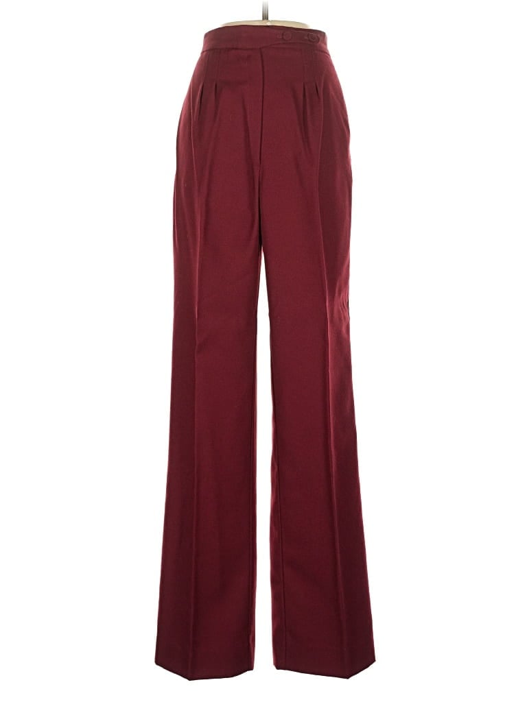 Pre-owned Assorted Brands Dress Pants In Burgundy