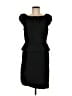 St. John Solid Black Cocktail Dress Size 8 - photo 1