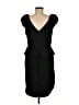 St. John Solid Black Cocktail Dress Size 8 - photo 2