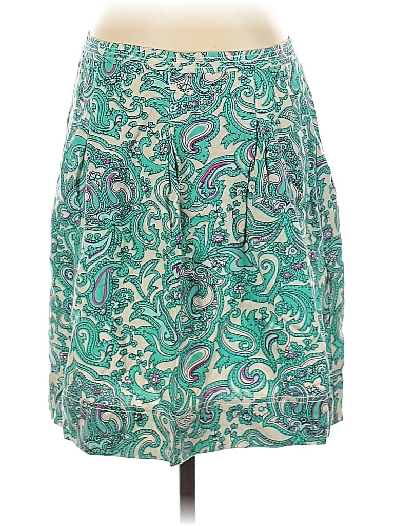 Pre-owned Ann Taylor Loft Casual Skirt In Green