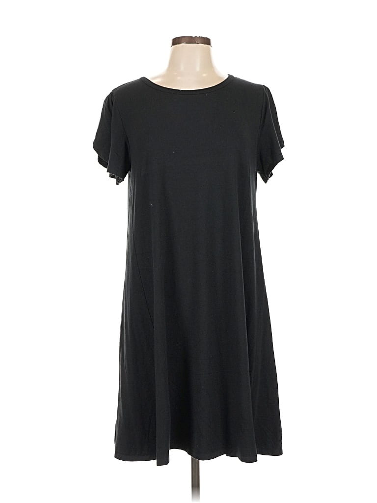 Pre-owned Ann Taylor Loft Casual Dress In Black