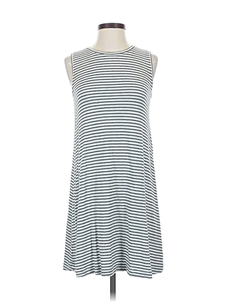 Pre-owned Lou & Grey For Loft Casual Dress In Gray