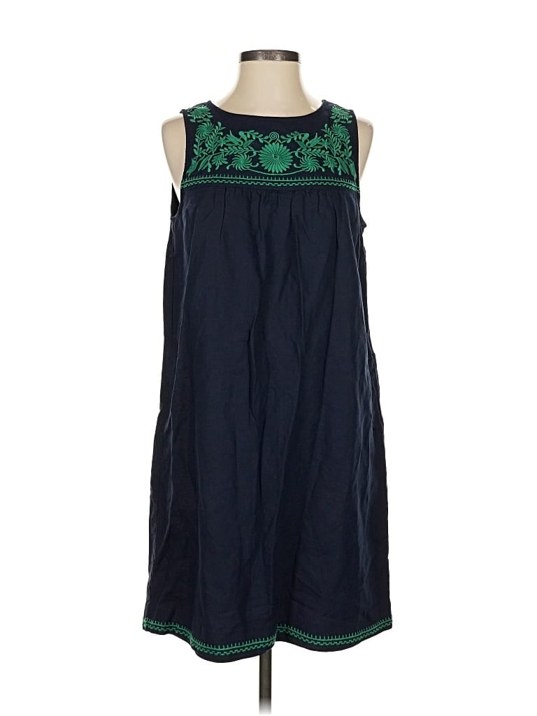 Pre-owned J.crew Factory Store Casual Dress In Blue