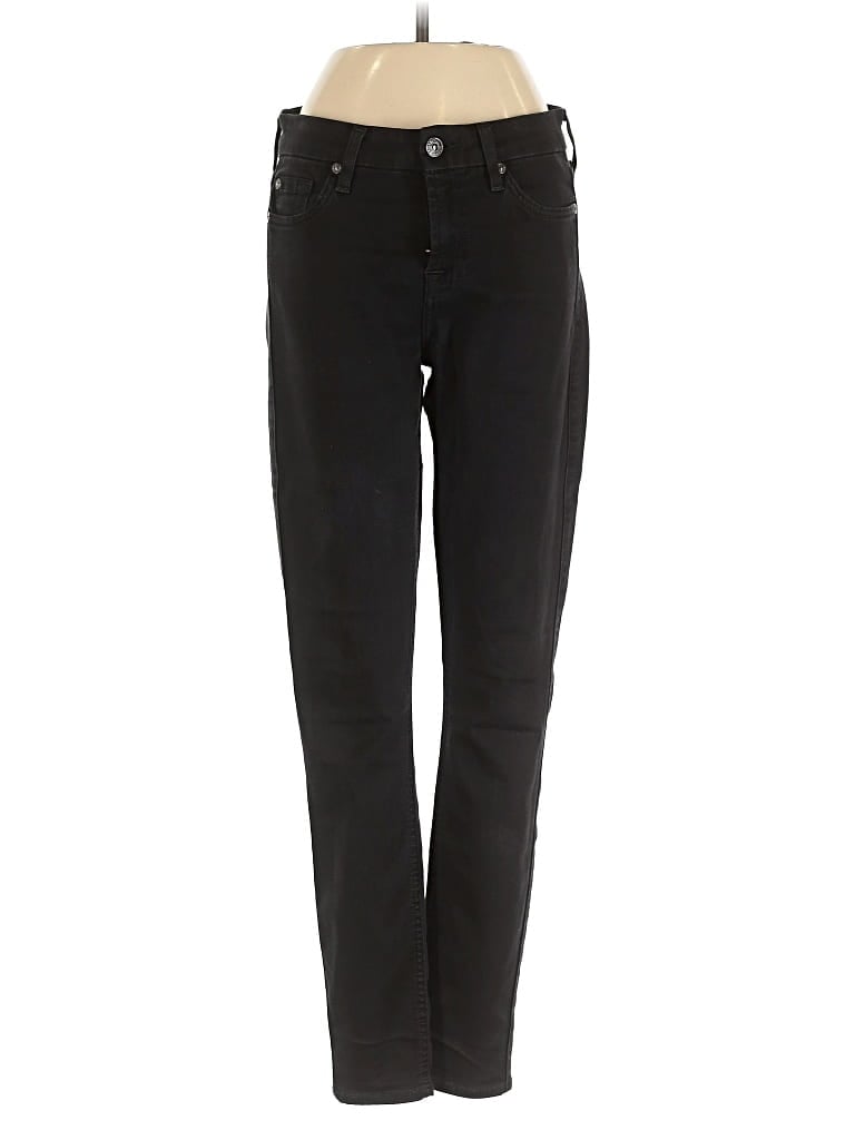 Pre-owned 7 For All Mankind Jeans In Black
