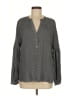 Joie 100% Rayon Gray Long Sleeve Blouse Size M - photo 1