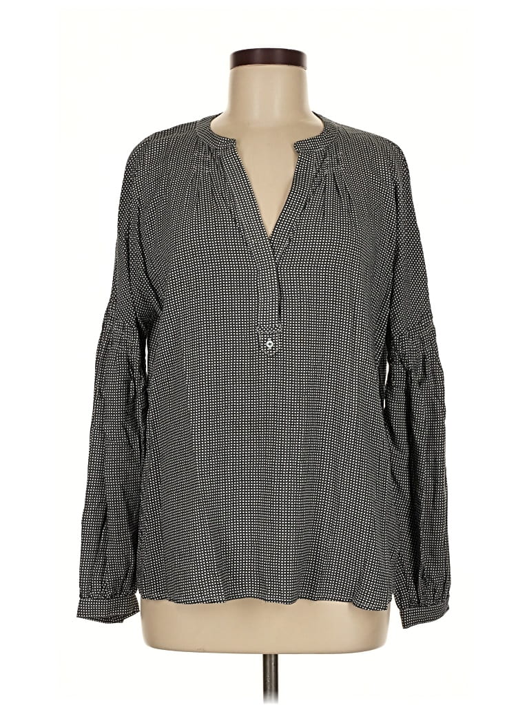 Click to view more detailed imagery on our partner's website Pre-owned Joie Long Sleeve Blouse In Gray
