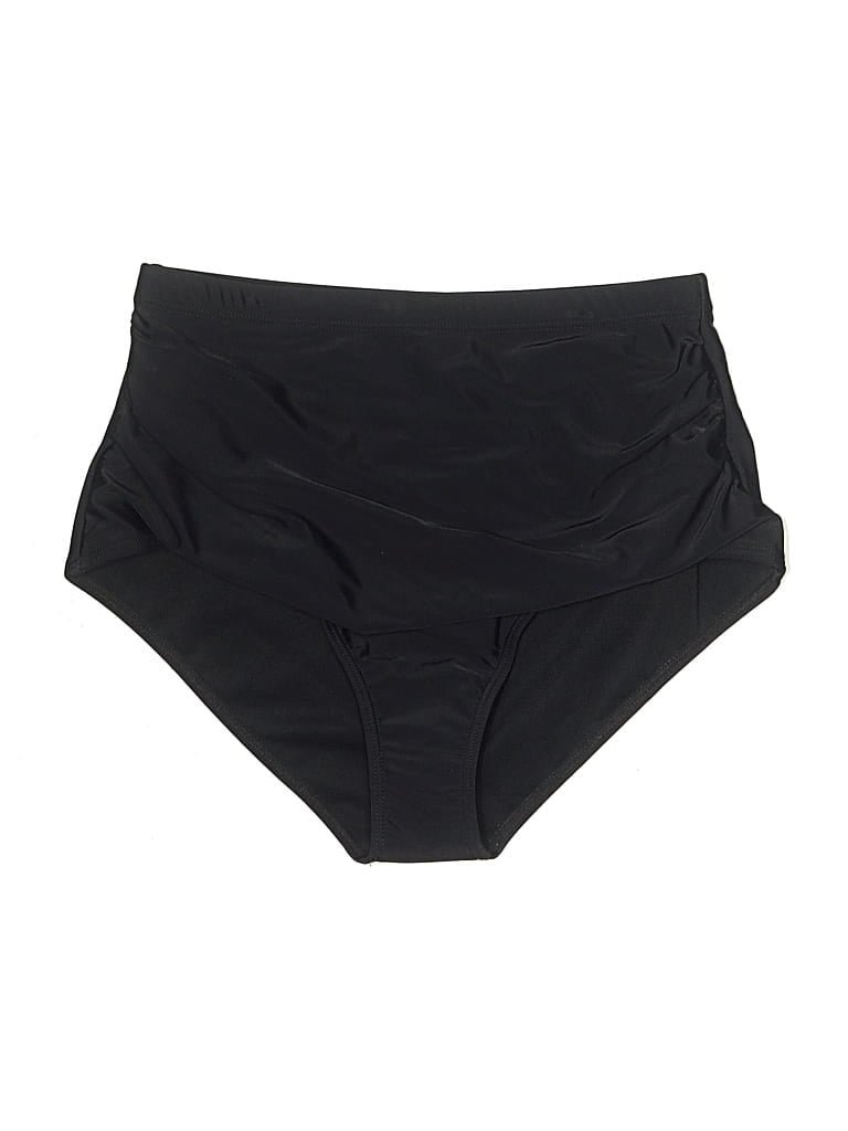 Pre-owned Unbranded Swimsuit Bottoms In Black