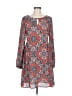 Paper Crown 100% Polyester Paisley Red Casual Dress Size M - photo 1