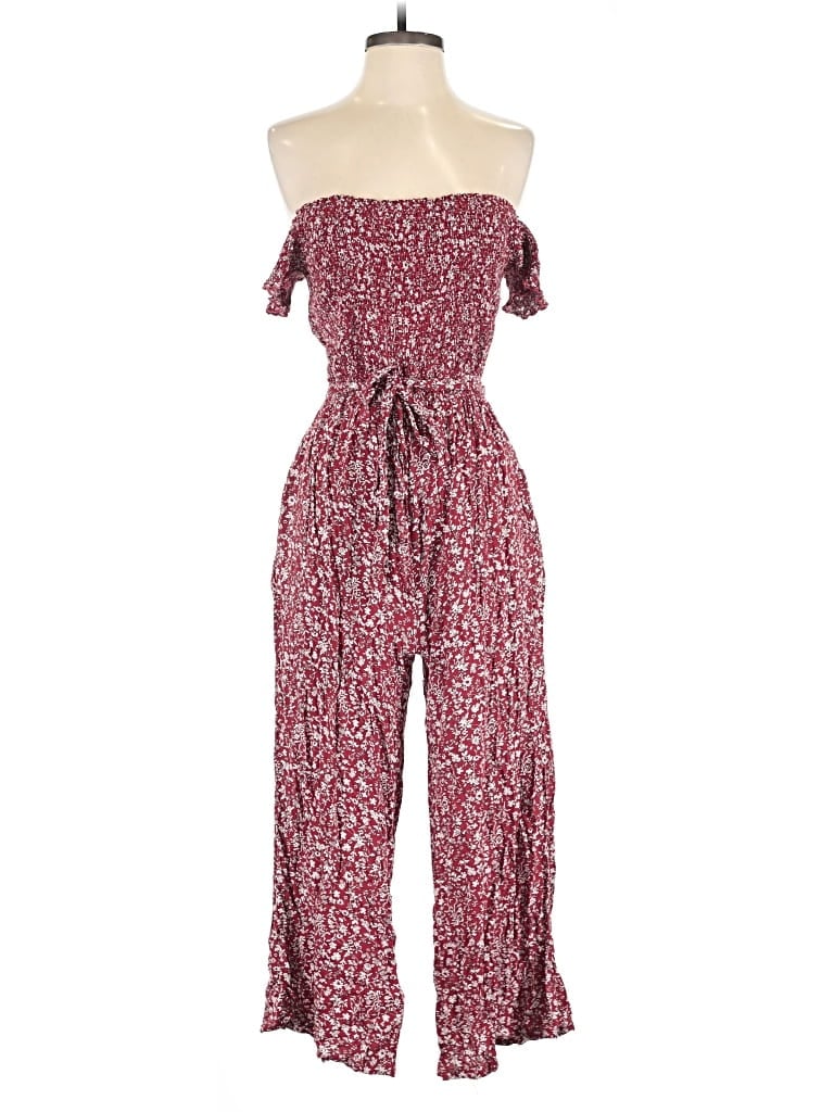 Pre-owned Lulus Jumpsuit In Burgundy