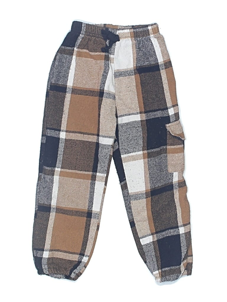 Pre-owned Shein Kids' Casual Pants In Brown