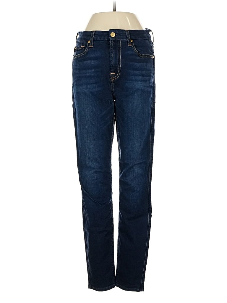 Pre-owned 7 For All Mankind Jeans In Blue