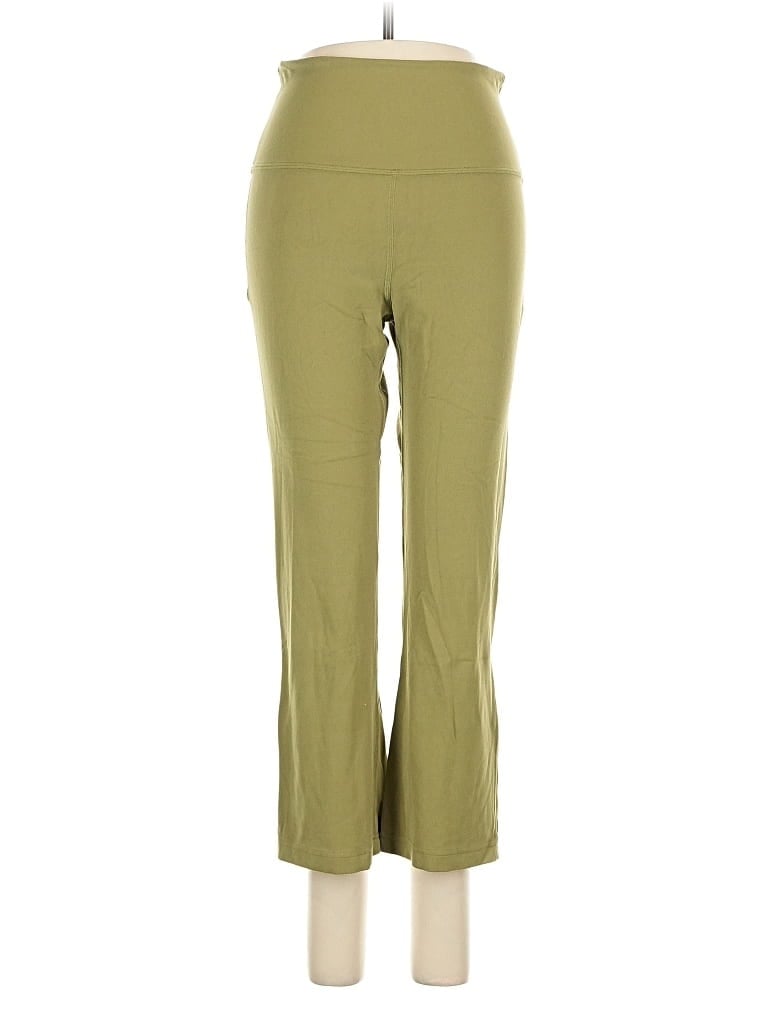 Pre-owned Lululemon Athletica Active Pants In Green