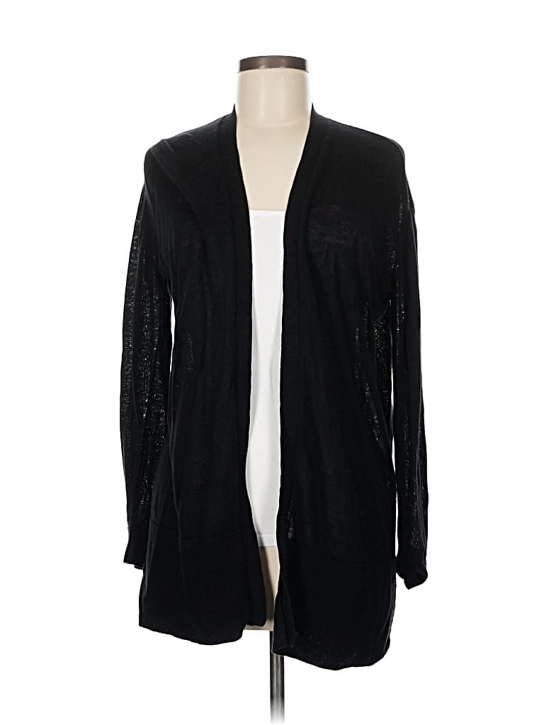 Pre-owned Ann Taylor Cardigan Sweater In Black