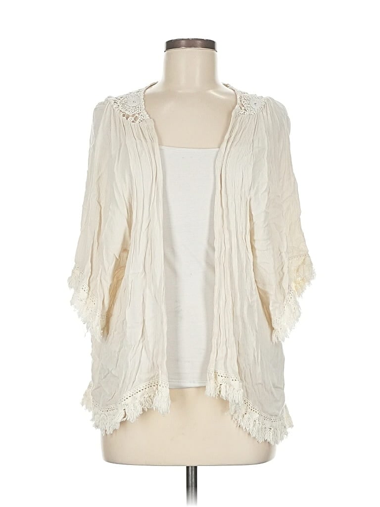 Pre-owned Unbranded Kimono In White