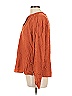 A New Day 100% Rayon Orange Long Sleeve Blouse Size L - photo 5