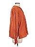 A New Day 100% Rayon Orange Long Sleeve Blouse Size L - photo 4