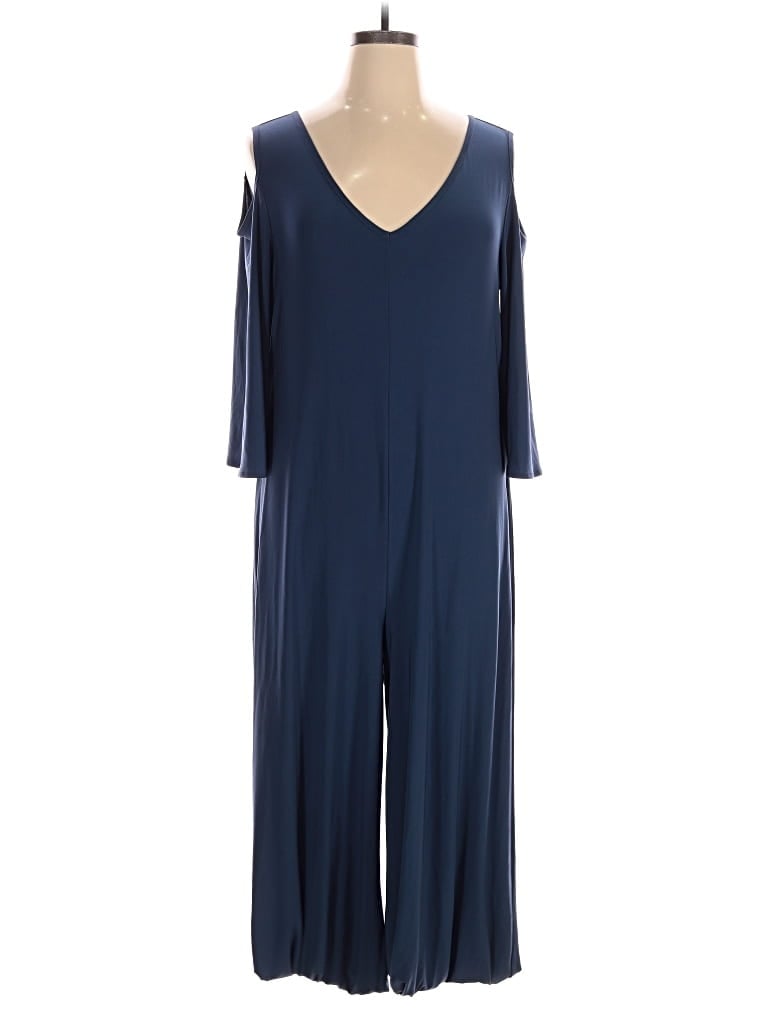 Pre-owned Attitudes By Renee Jumpsuit In Blue